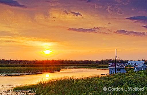 Swale Sunset_25297-9.jpg - Photographed along the Rideau Canal Waterway at Smiths Falls, Ontario, Canada.